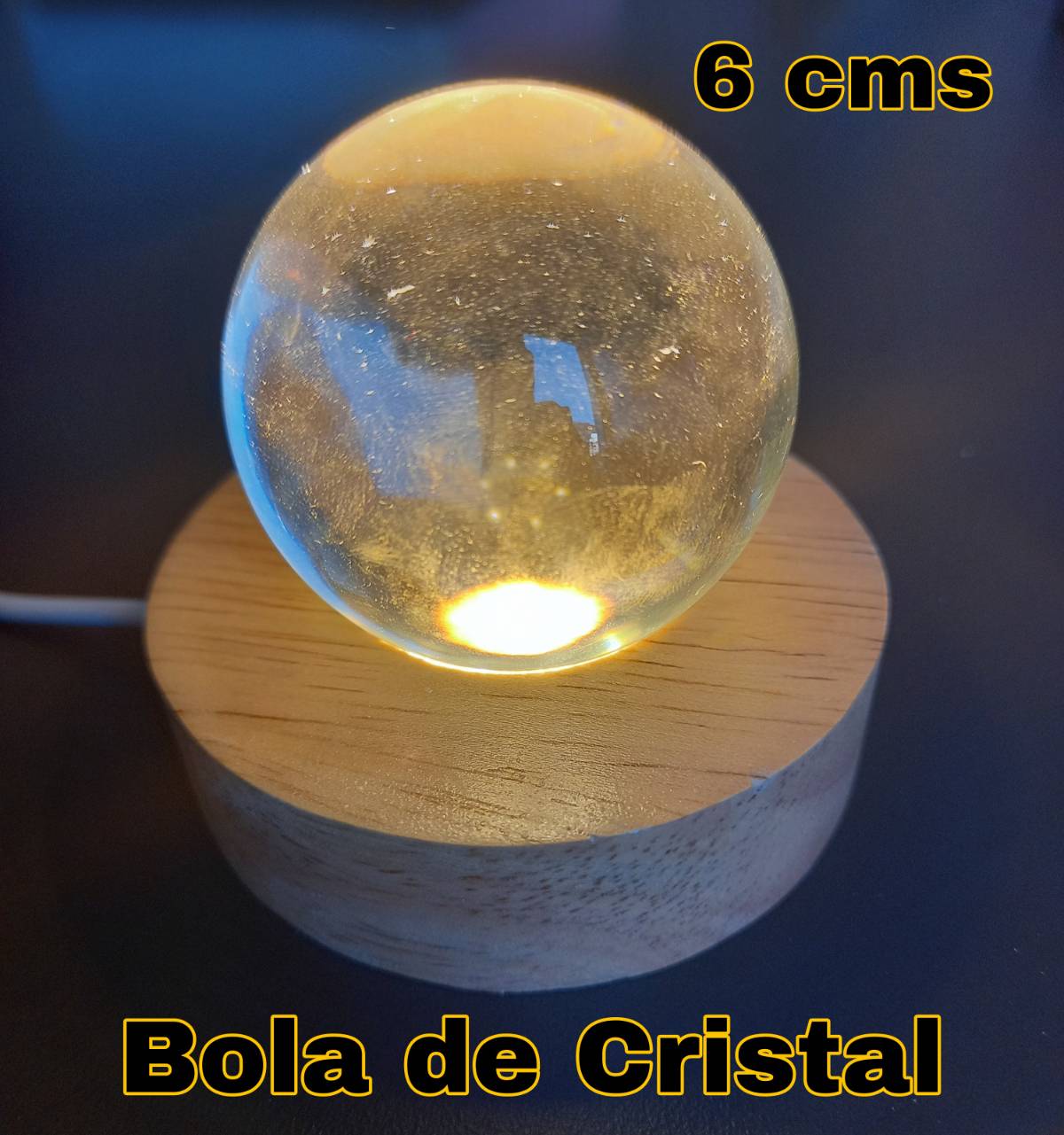 CrystalGlow Pro - Proyector de Bola de Cristal LED - Bee Drop