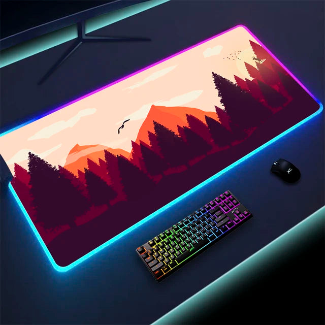 Luminous LED Lighting Mouse Pad - Bee Drop