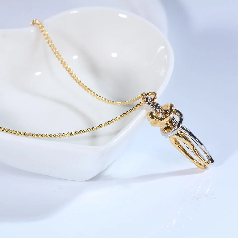 Eternal Hug Necklace - Bee Drop