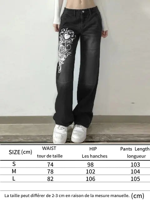 Printed Cargo Jeans - Bee Drop