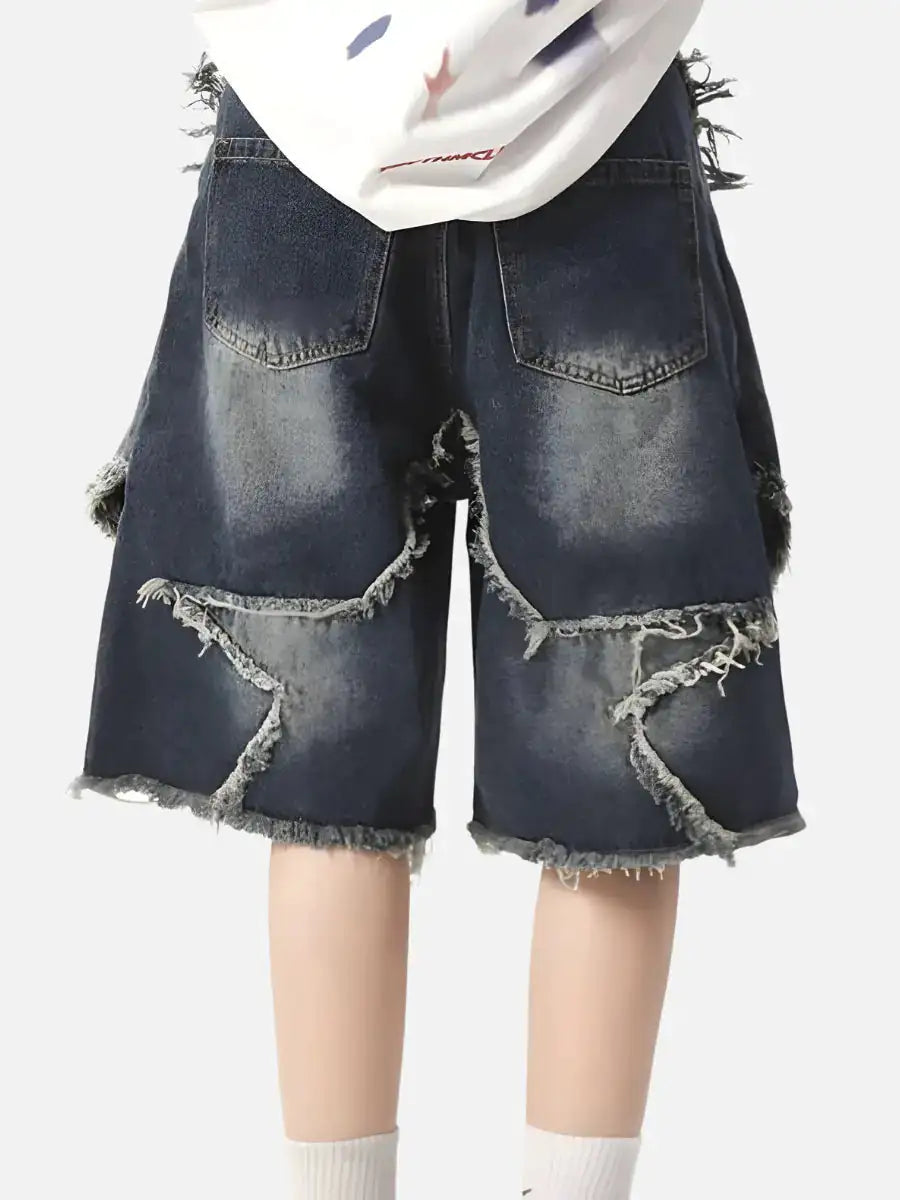 Short Denim T-BuckStar - Bee Drop